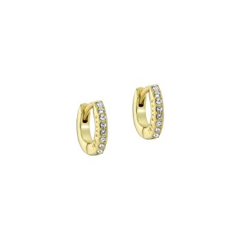 Ted Baker Gold Crystal Mini Hoop Earrings