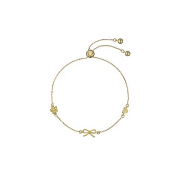 Ted Baker Gold Charm Drawstring Bracelet