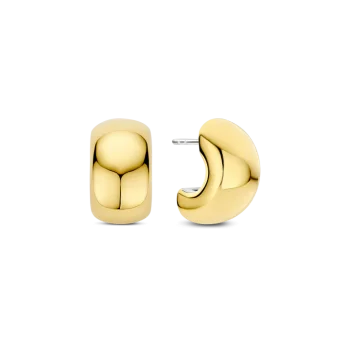Ti Sento Milano Gold Chunky Hoop Earrings