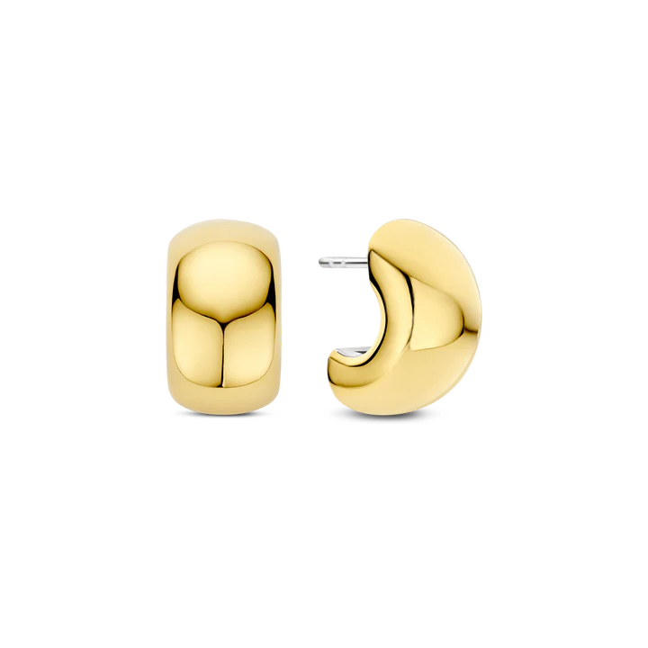Ti Sento Milano Gold Chunky Hoop Earrings