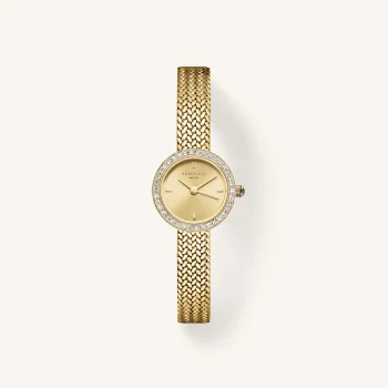 Rosefield Gold Mesh Small Edit with Crystal Dial