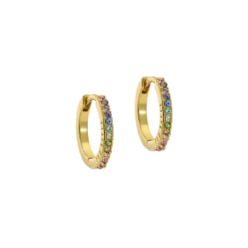 Ted Baker Gold Rainbow Hoop Earrings