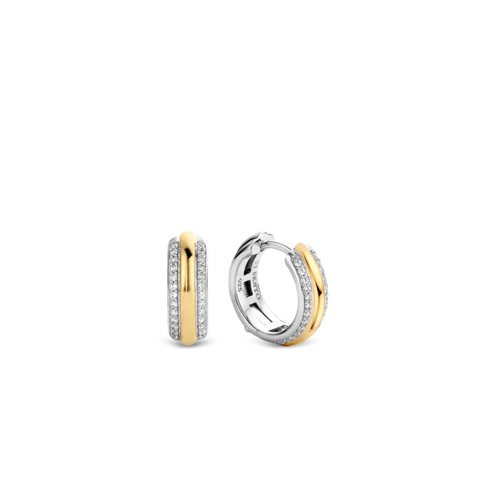 Ti Sento Milano Two-Tone Hoop Earrings