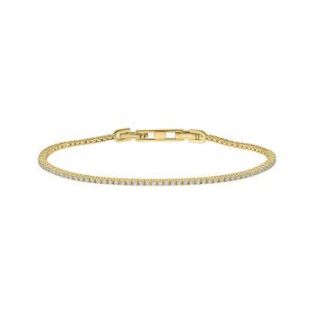 Diamonfire Gold Plated Tennis Bracelet