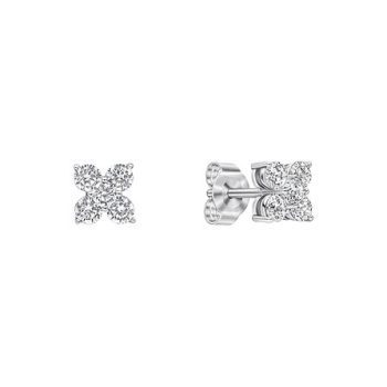 Diamonfire Cluster Cubic Zirconia Stud Earrings