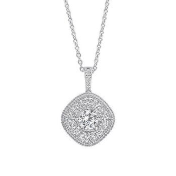 Diamonfire Pave Cluster Pendant