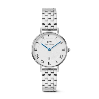 Daniel Wellington Ladies Petite Roman Numeral Round Dial Watch
