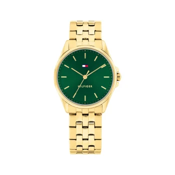Tommy Hilfiger Ladies Green Dial Watch