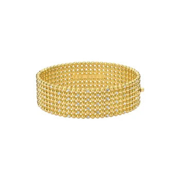 Ted Baker Gold Bobble Chunky Bangle