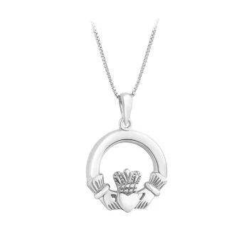 Sterling Silver Claddagh Pendant