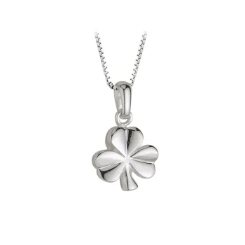 Sterling Silver Shamrock Pendant