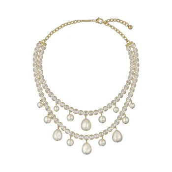 Ted Baker Gold Pearl Statement Necklace