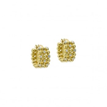 Ted Baker Gold Bubble Hoop Earrings