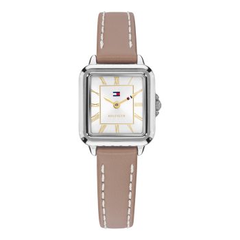 Tommy Hilfiger Ladies Brown Leather Strap Watch