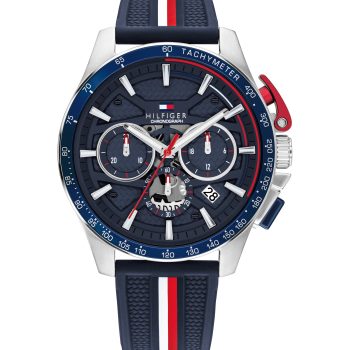 Tommy Hilfiger Gents Navy Rubber Strap Watch