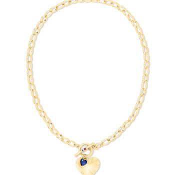 Tommy Hilfiger Ladies Gold Heart Charm Chain