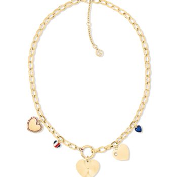 Tommy Hilfiger Ladies Gold Chain with Charms
