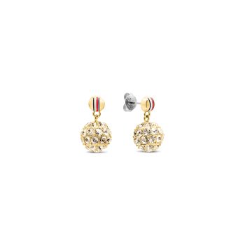 Tommy Hilfiger Ladies Gold Beads Earrings