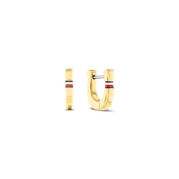 Tommy Hilfiger Ladies Gold Hoops