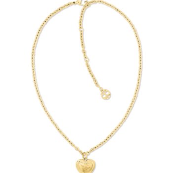 Tommy Hilfiger Ladies Gold Heart Necklace