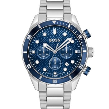 Boss Gents Chronomatrix Silver Watch