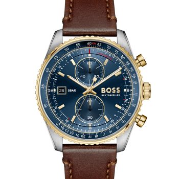 Boss Gents Skytraveller Pro Blue-Dial Watch