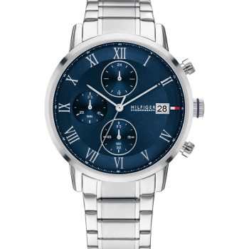 Tommy Hilfiger Gents Silver Chronograph Watch
