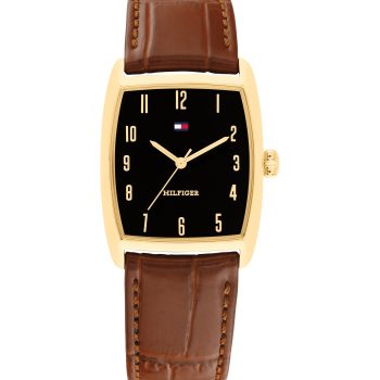 Tommy Hilfiger Gents Brown Leather Watch