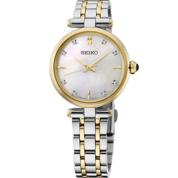 Seiko Ladies Diamond Two-Toned Watch
